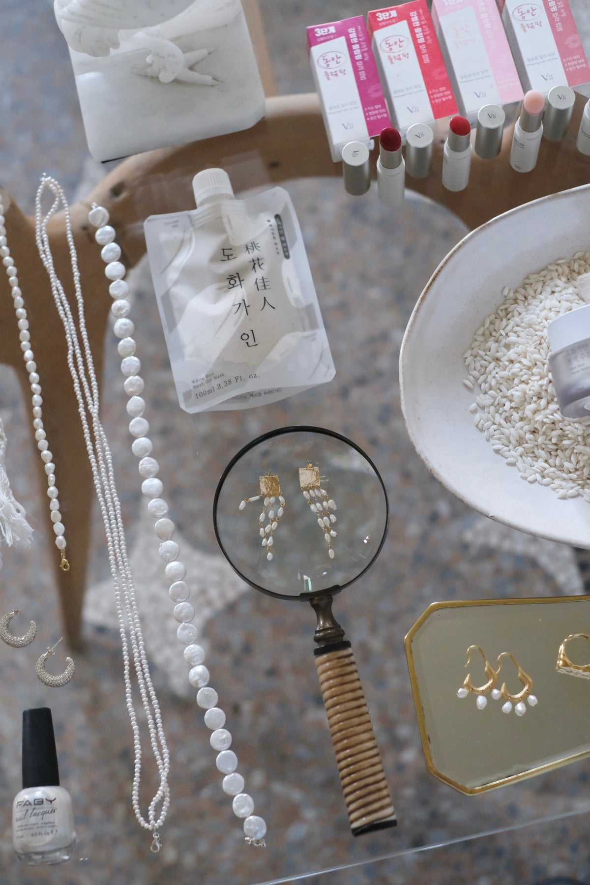 WHITE RICE WASH OFF MASK