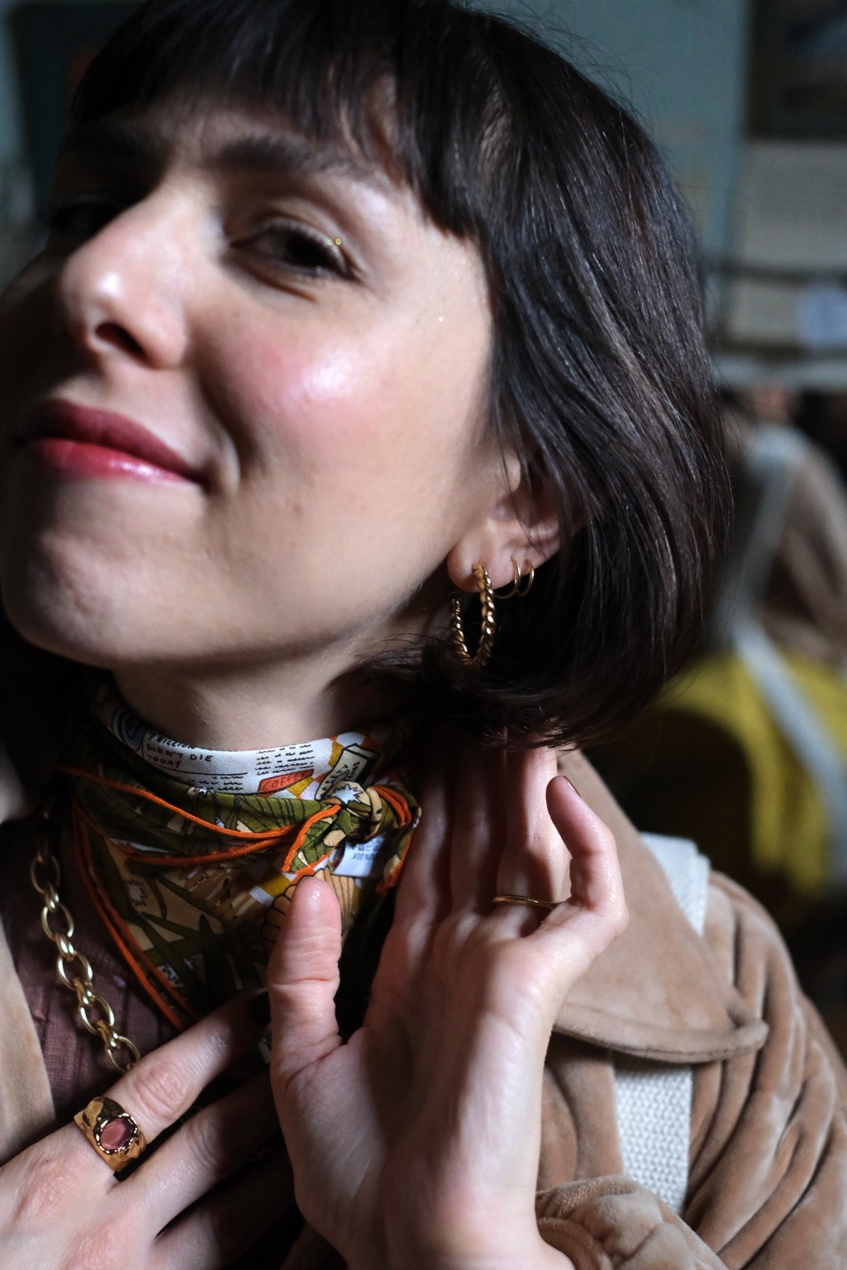 Orecchini cerchio Gabrielle