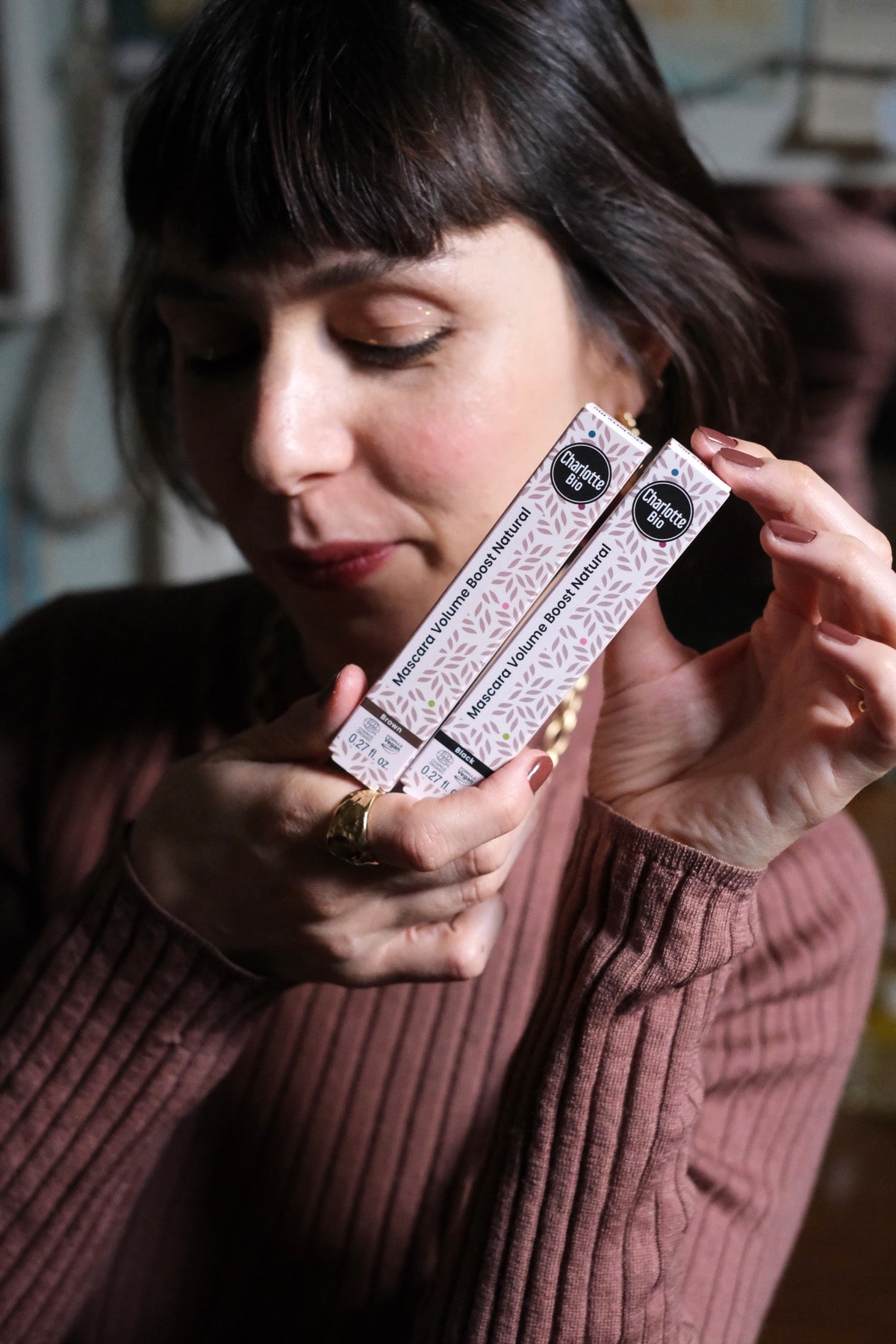 Mascara Charlotte Natural Volume Boost Nero o Marrone