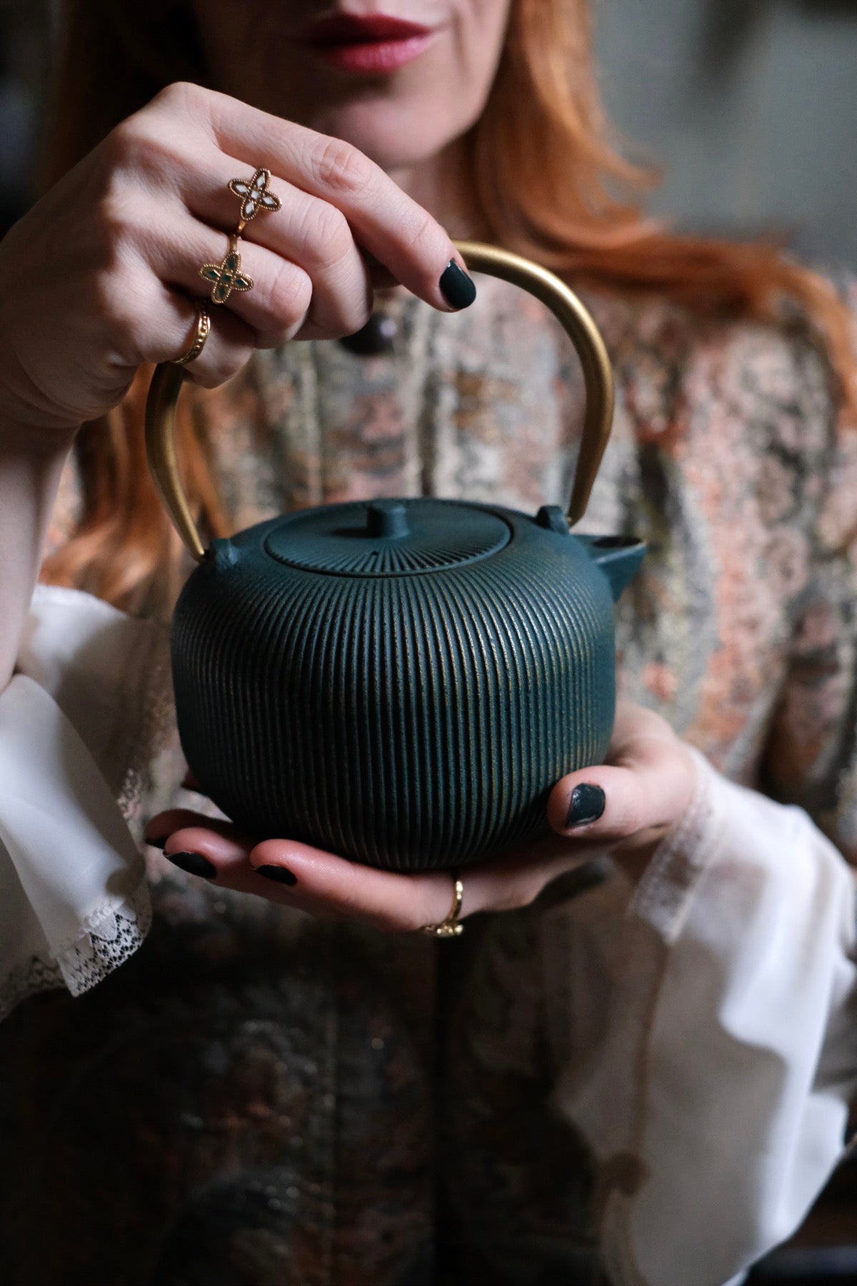 Teiera in ghisa Verde bosco