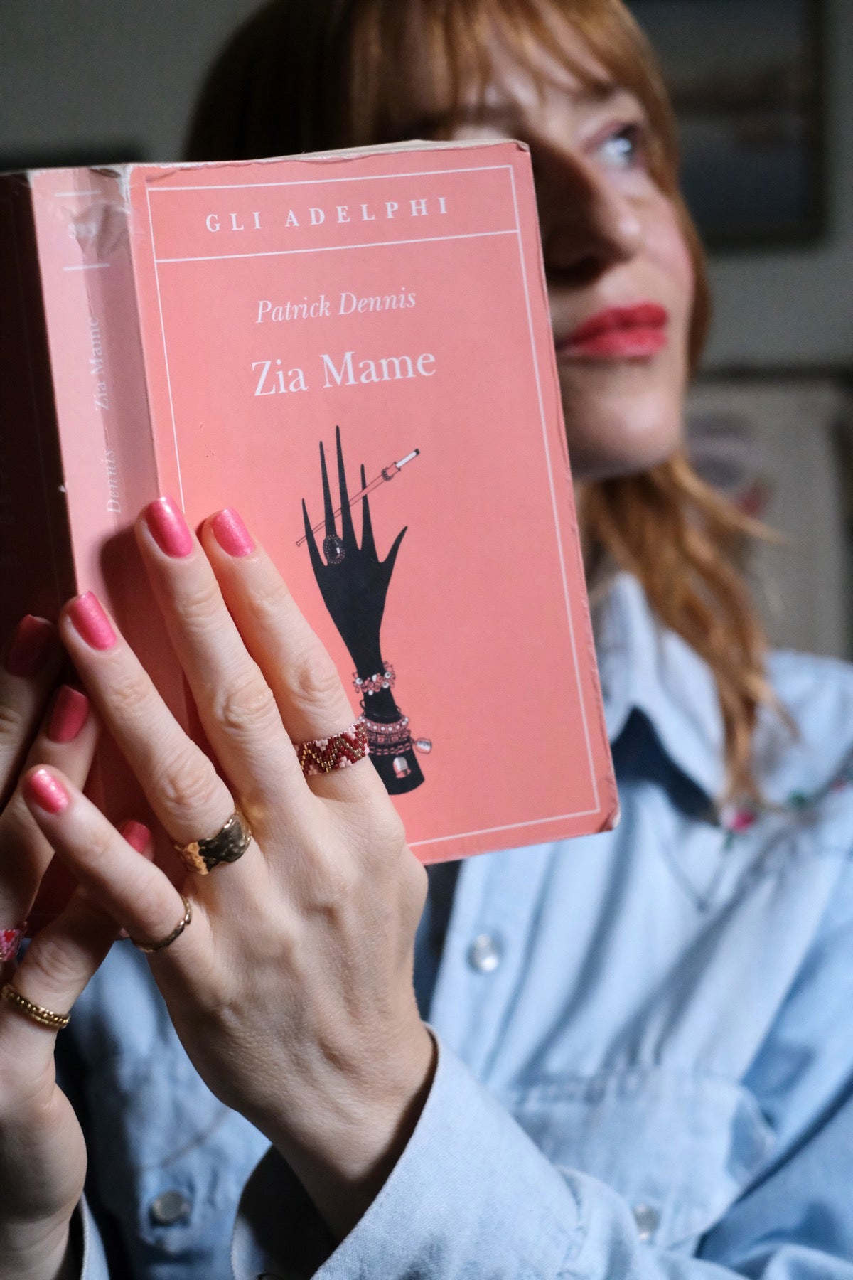 Anello Ibiza bordeaux rosa