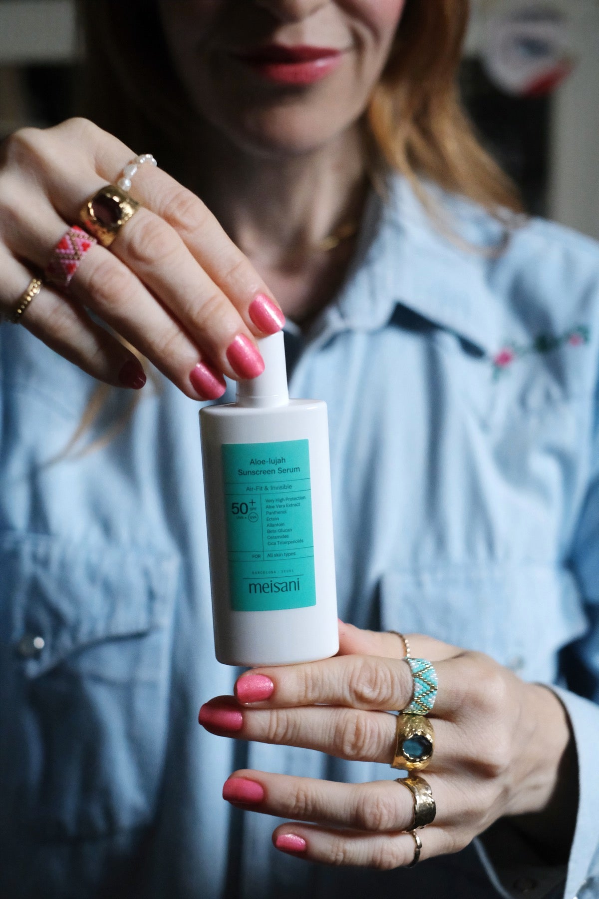 Aloe-lujah Sunscreen Serum Spf50+