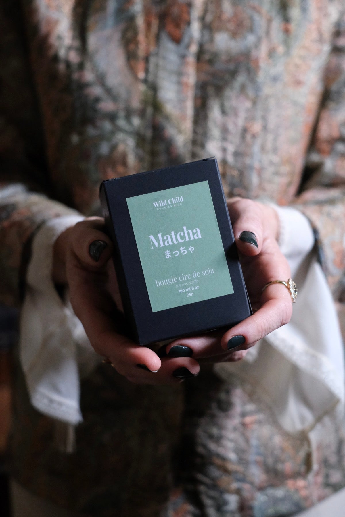 Matcha candela profumata