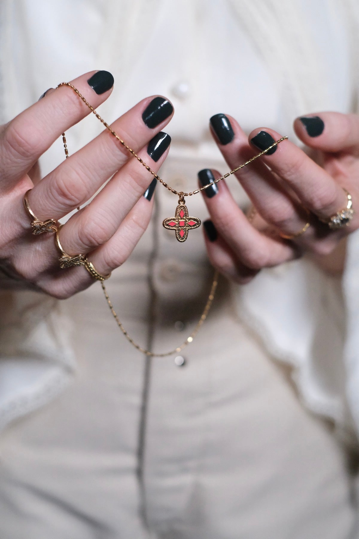 Collana Adriana Rossa