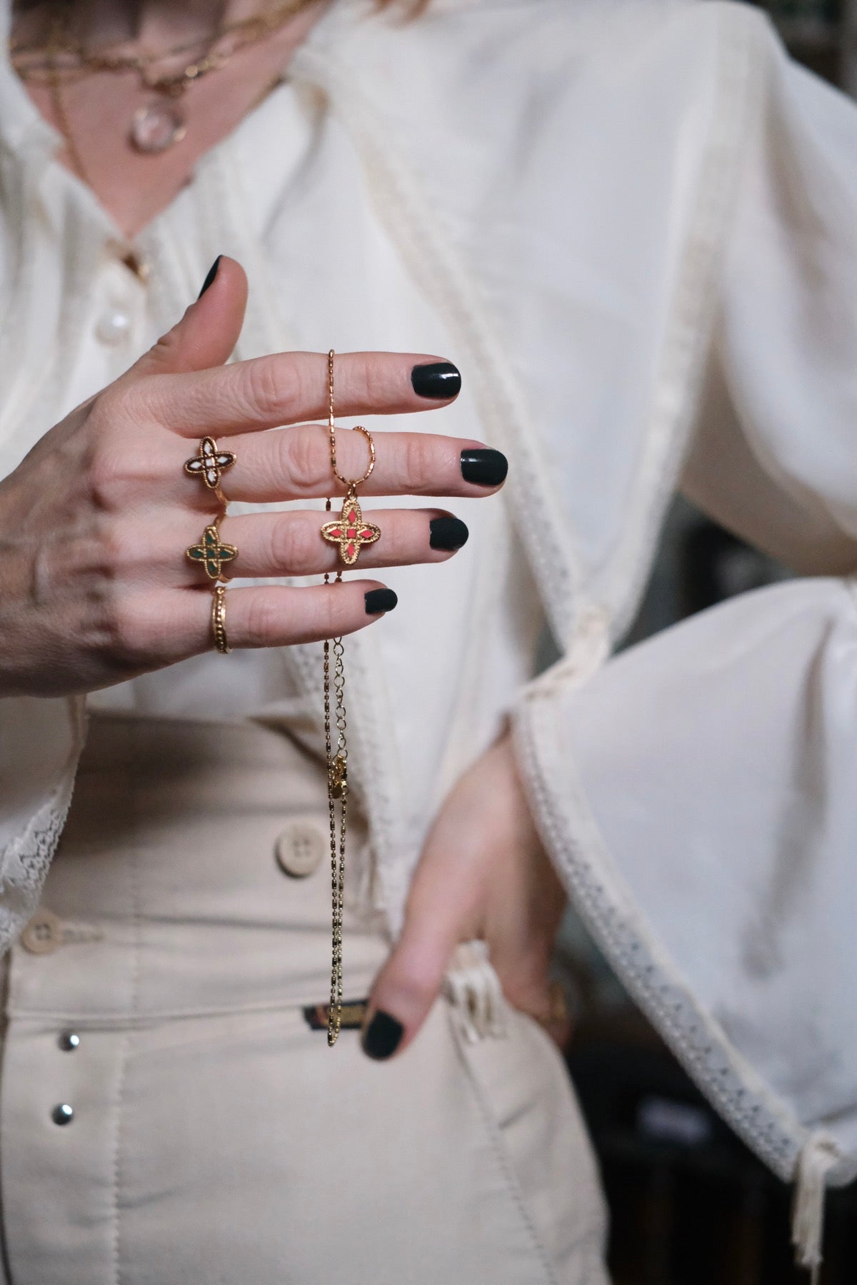 Collana Adriana Rossa