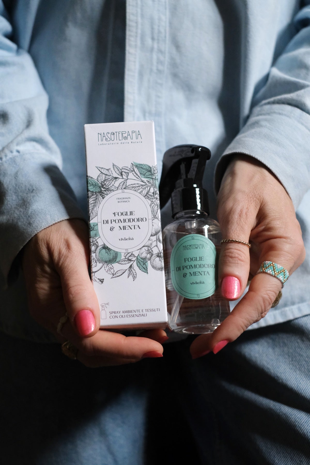 Spray ambiente Foglie di pomodoro e menta