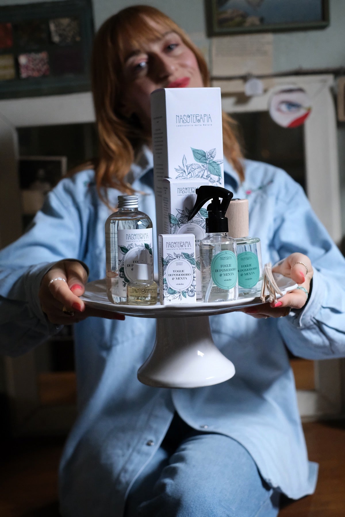 Diffusore Foglie di pomodoro e menta