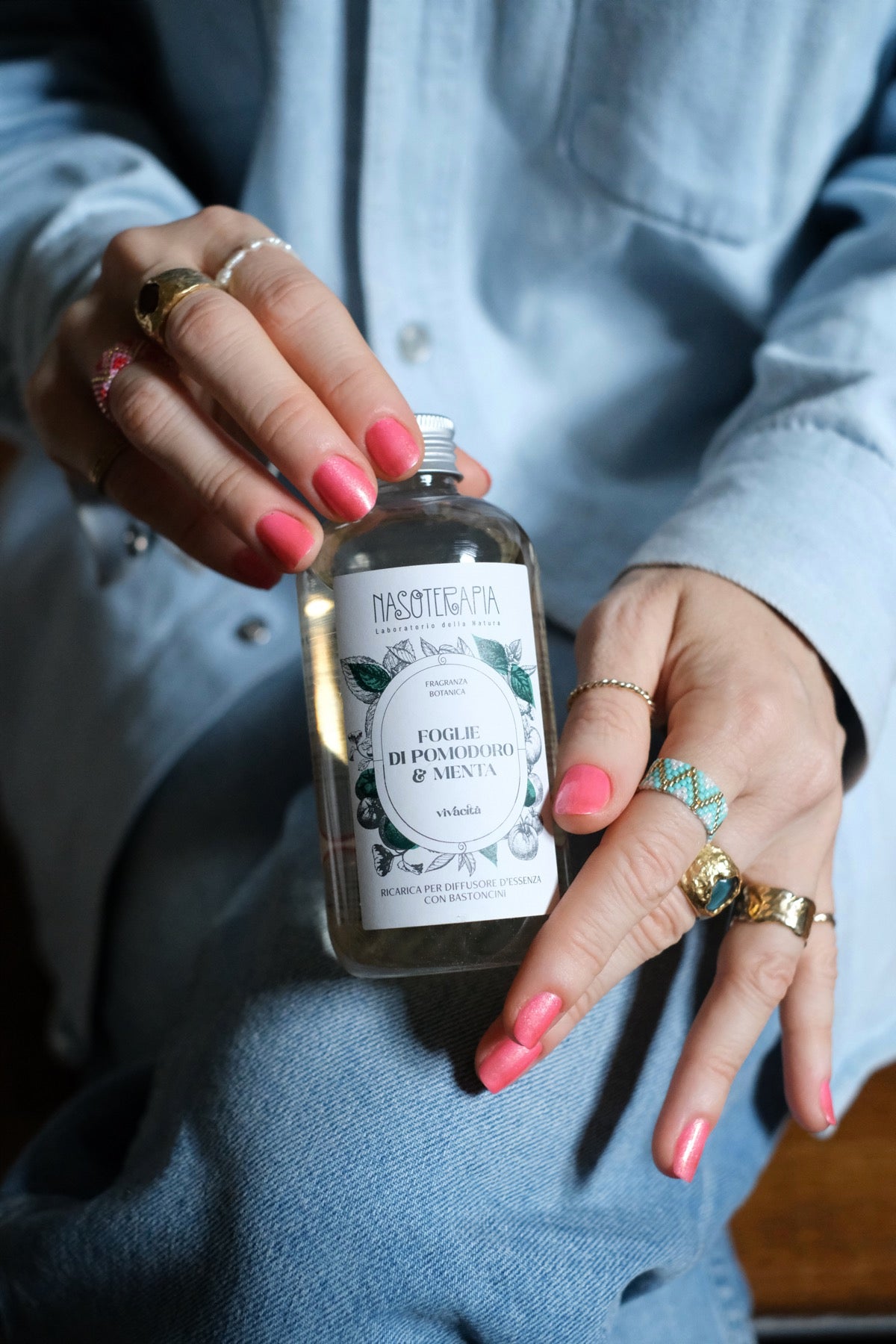 Ricarica per Diffusore foglie di pomodoro e menta