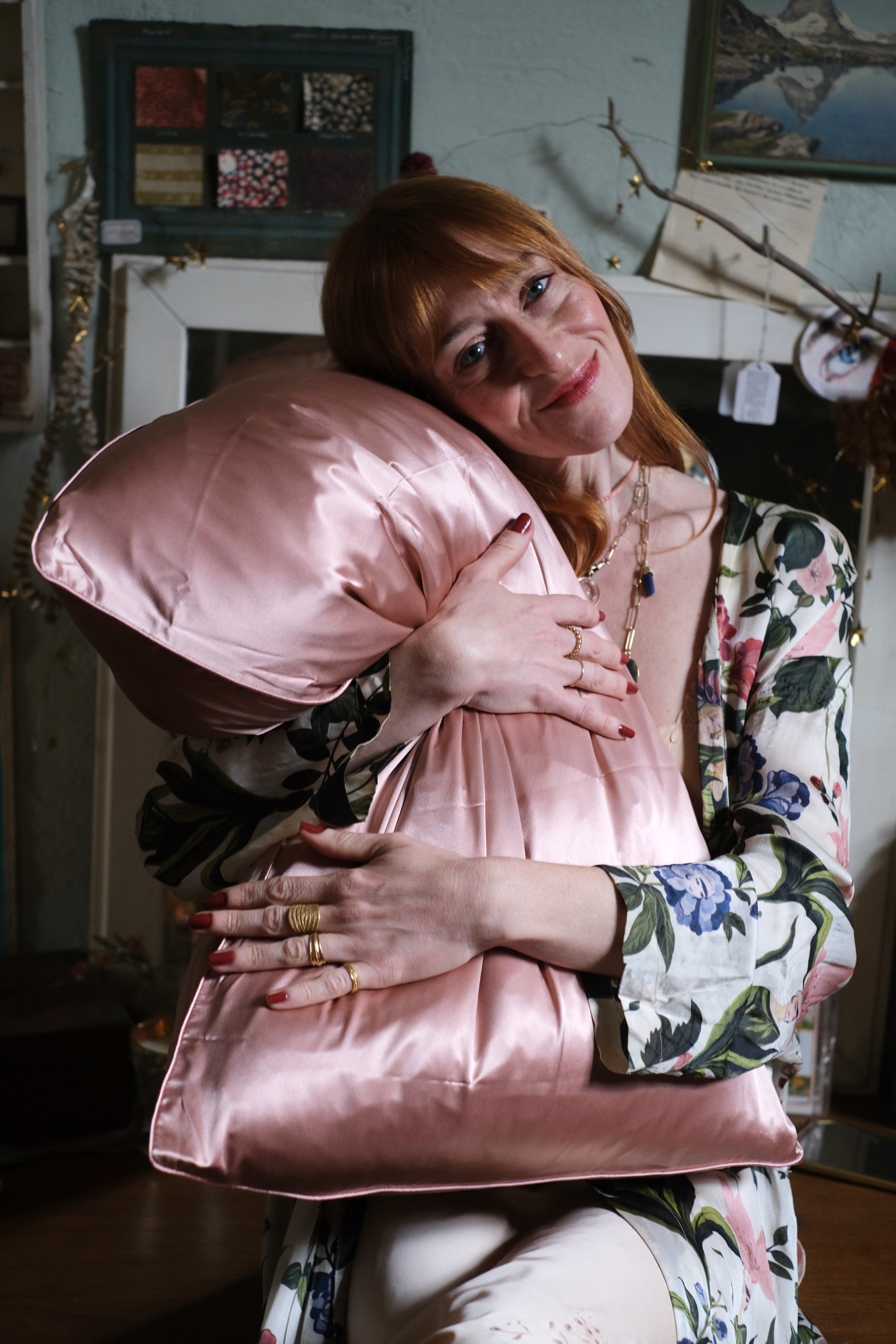 Federa cuscino in seta biologica