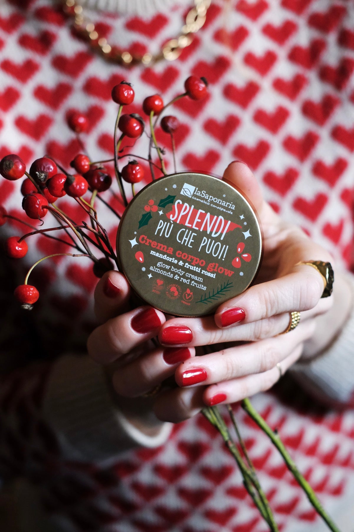 Crema corpo Glow - Mandorle & Frutti Rossi