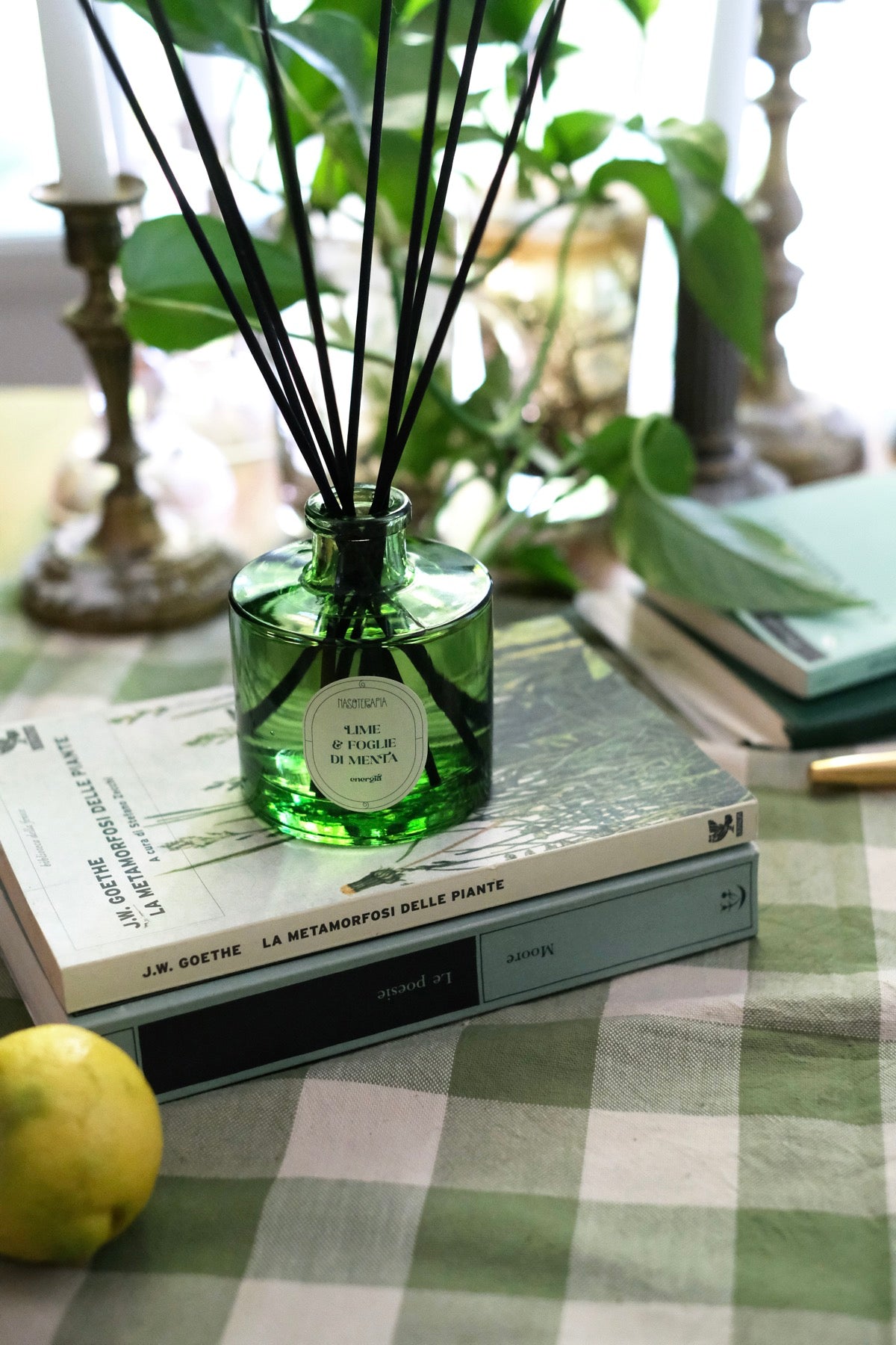 Lime e Foglie di Menta Diffusore bacchette