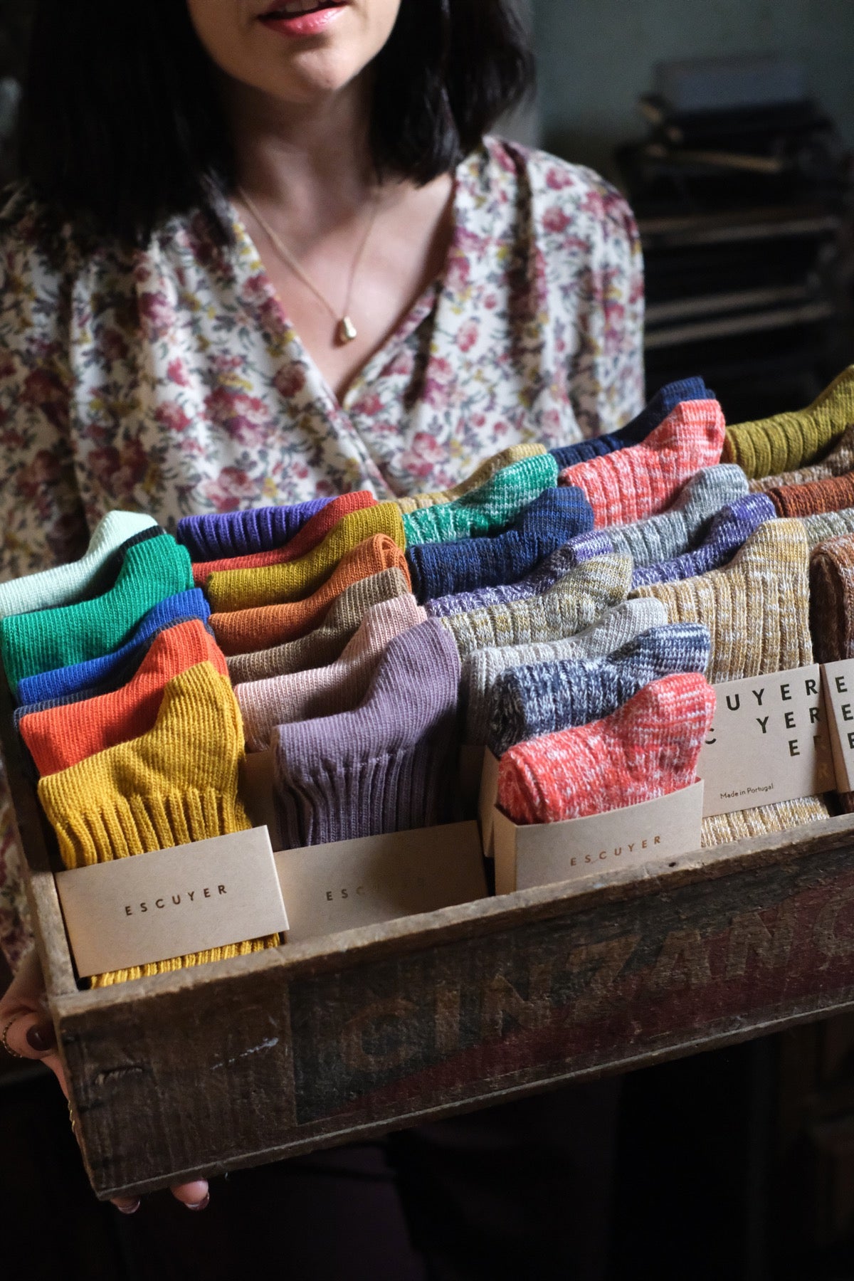 Escuyer SOCKS 36/41 Curcuma Bronze