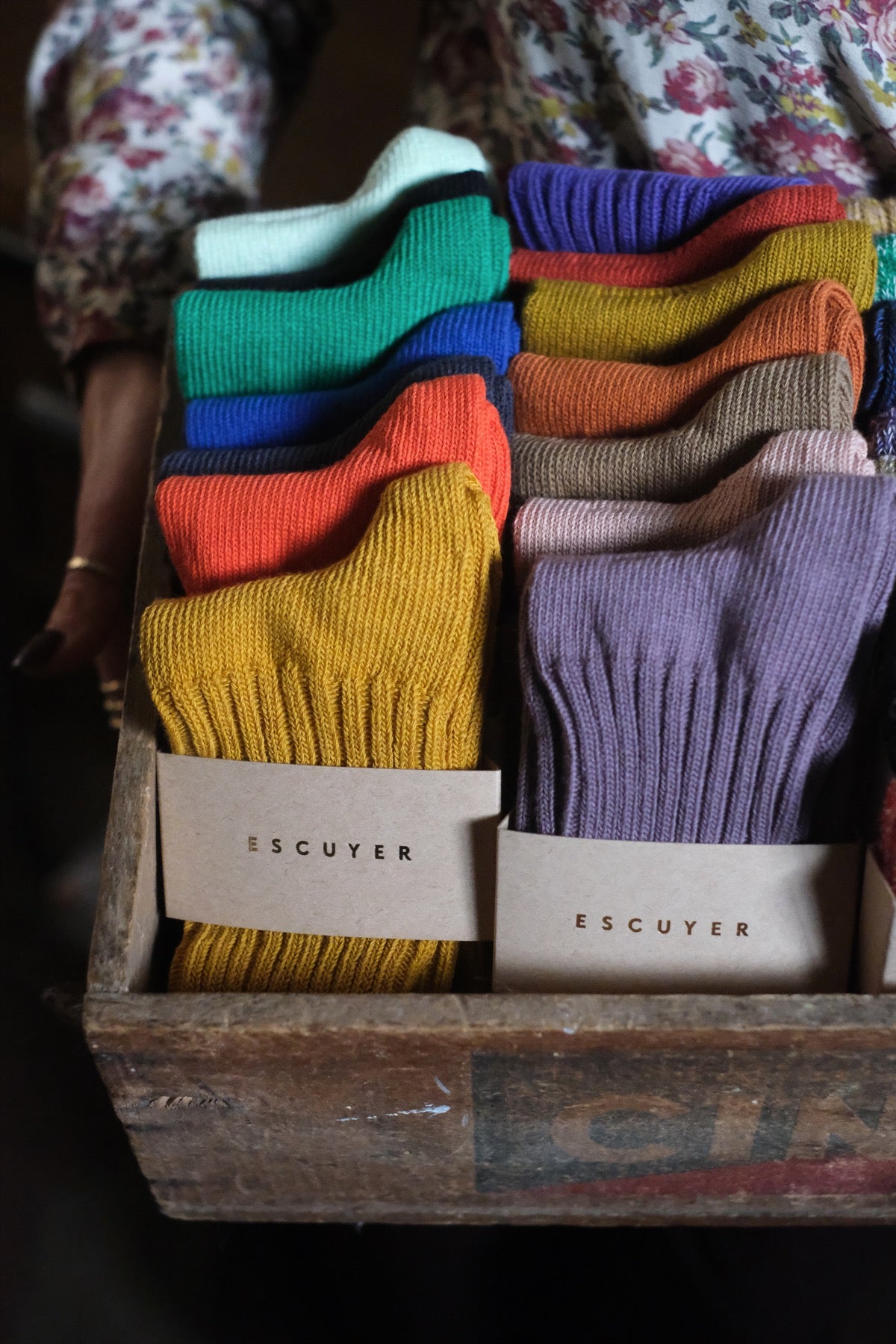 Escuyer SOCKS 36/41 Curcuma Bronze