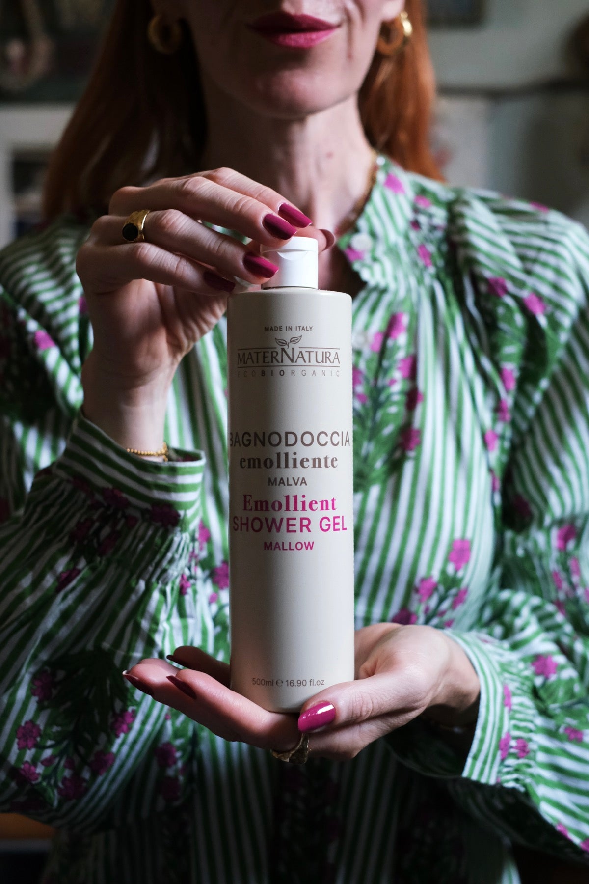 Bagno doccia delicato alla Malva