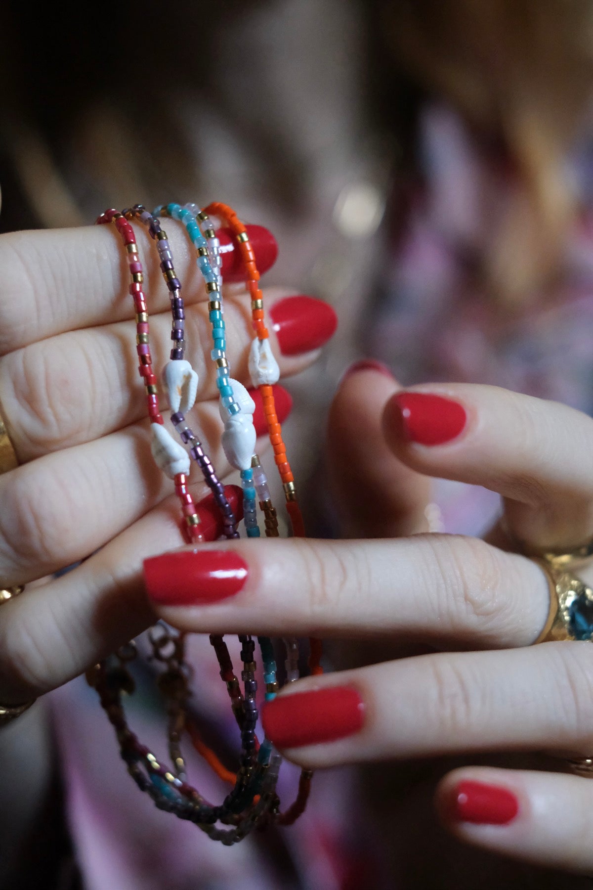 Cavigliera Côte d'Azur rocaille conchiglia