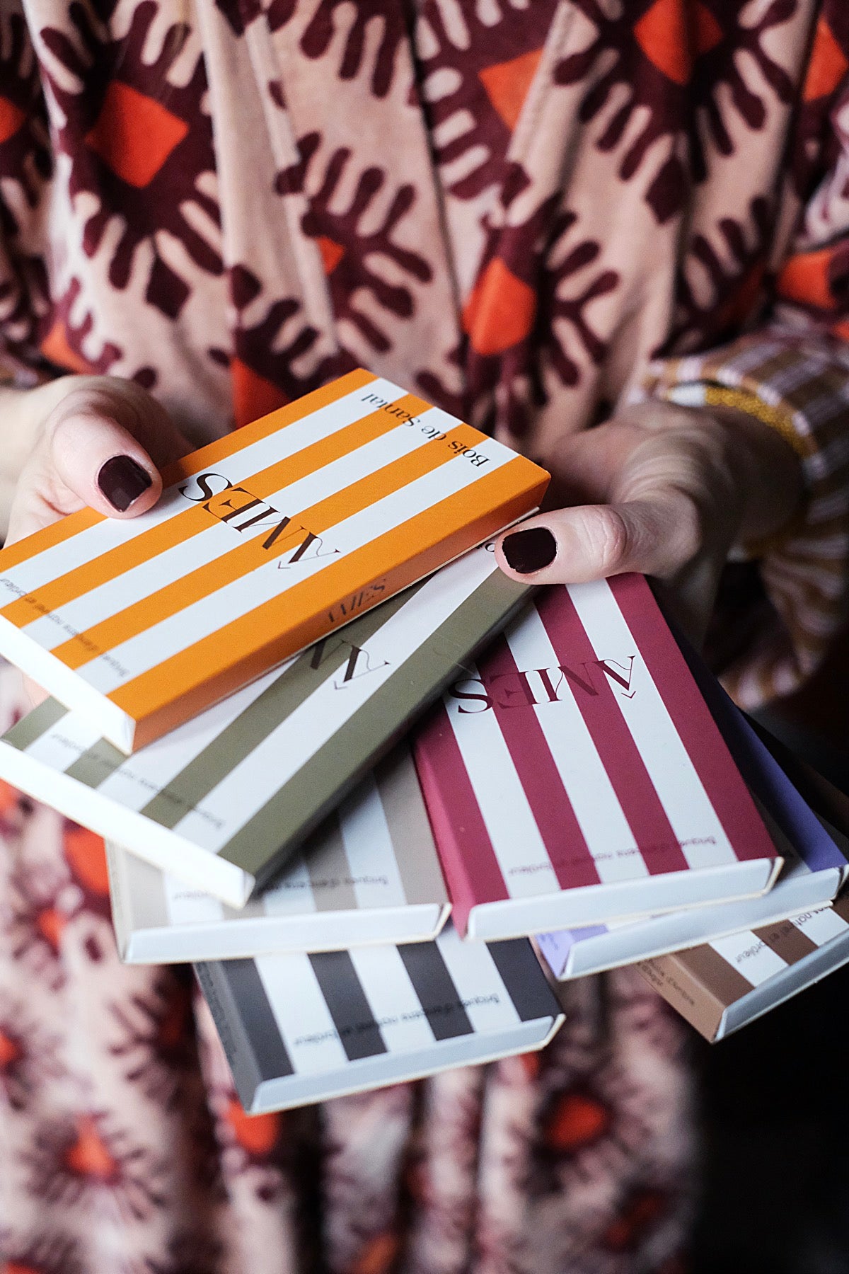 Mattoncini di incenso naturale e bruciatore vari profumi