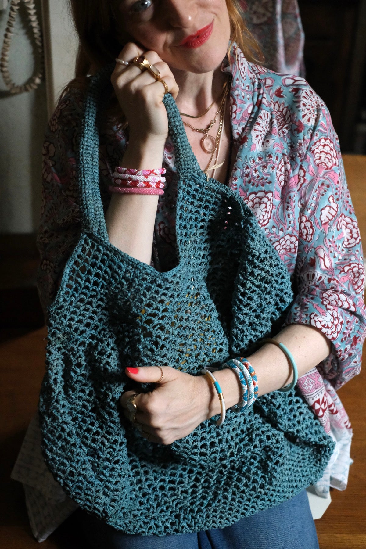 Borsa in rafia Mamabe