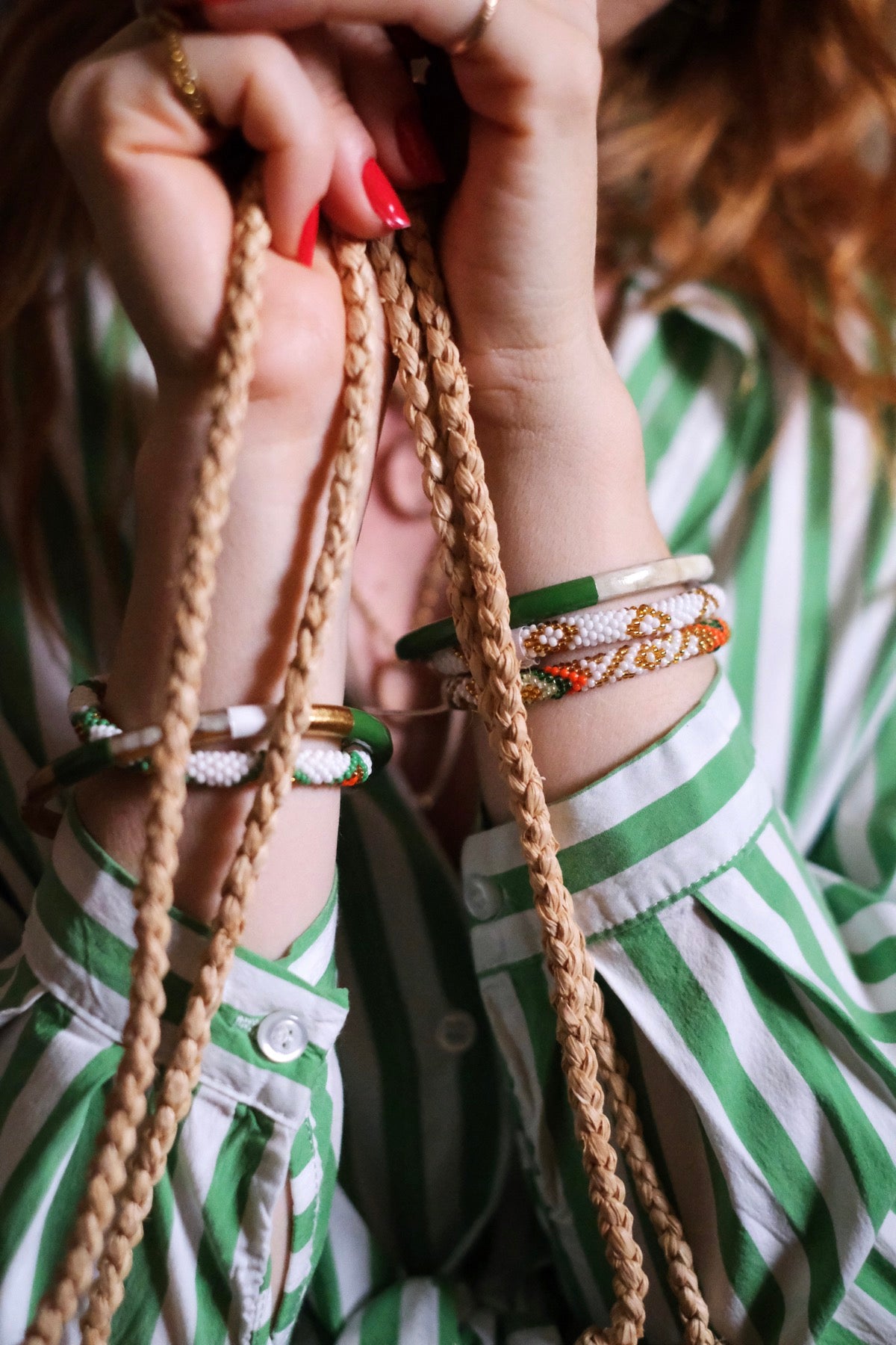 Bangle Double Verde brillante S
