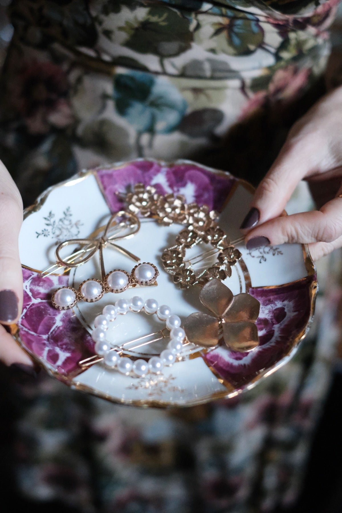 Fermaglio capelli Cerchio di Perle