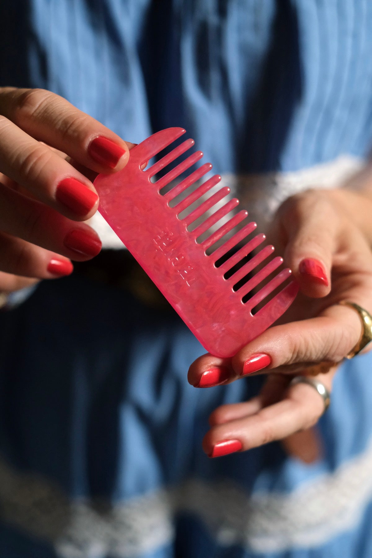 Pettine Mini Fucsia Peignee
