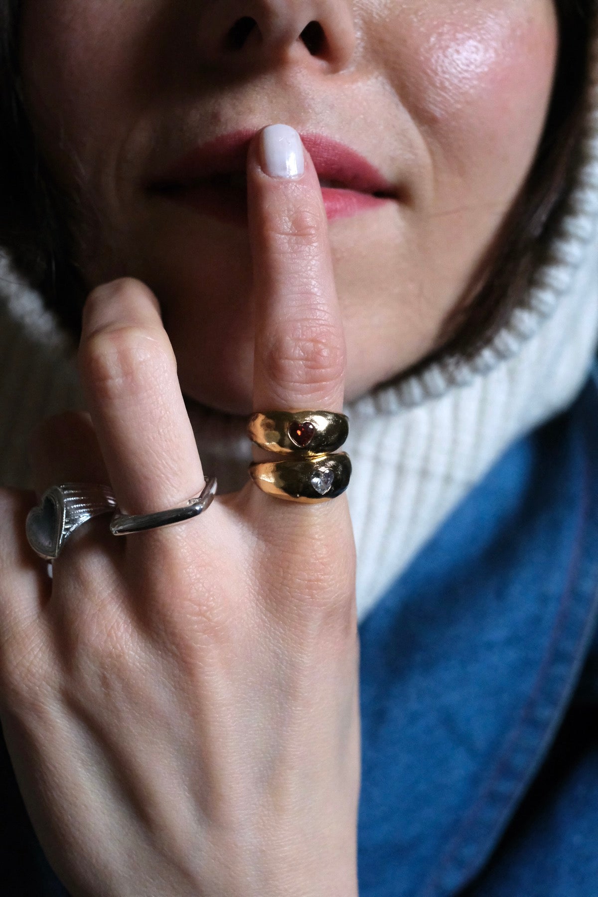 ANELLO LUZIA ROSSO