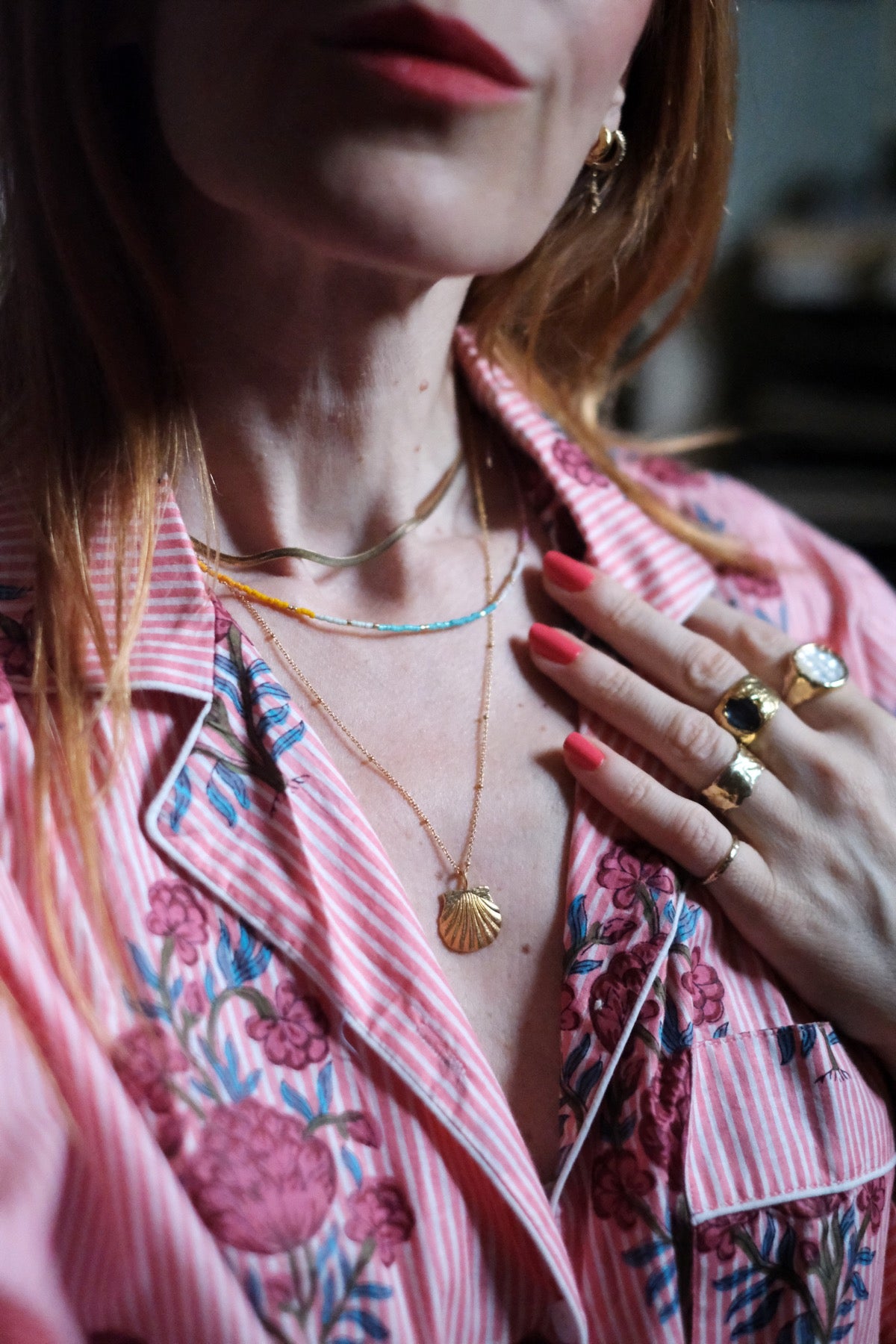 Pigiama Greta Righe Rosse