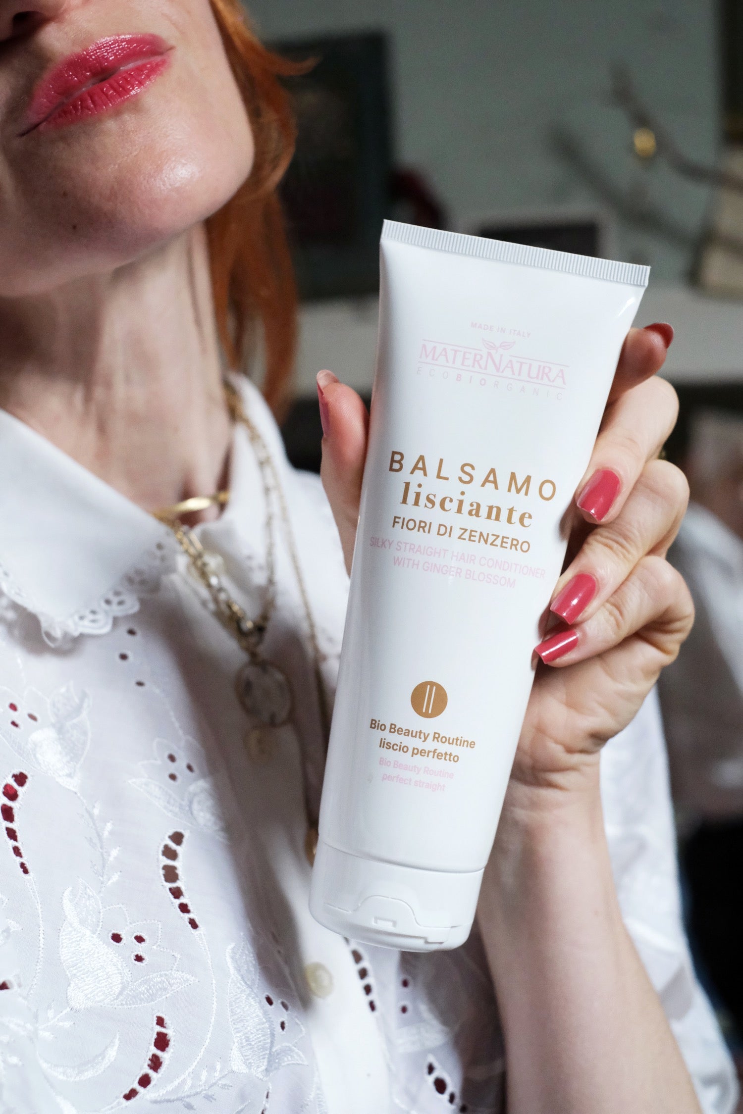Balsamo lisciante Setificante Capelli Lisci ai Fiori di Zenzero