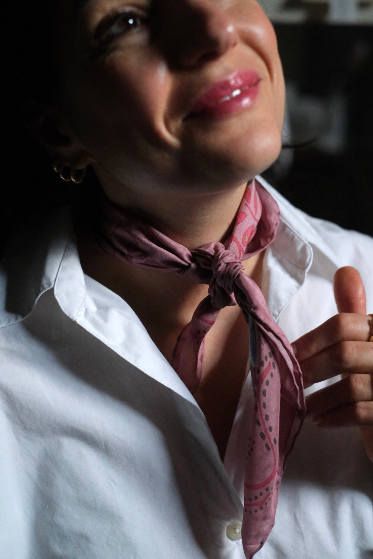 Preorder Foulard Mini Marushka rosa