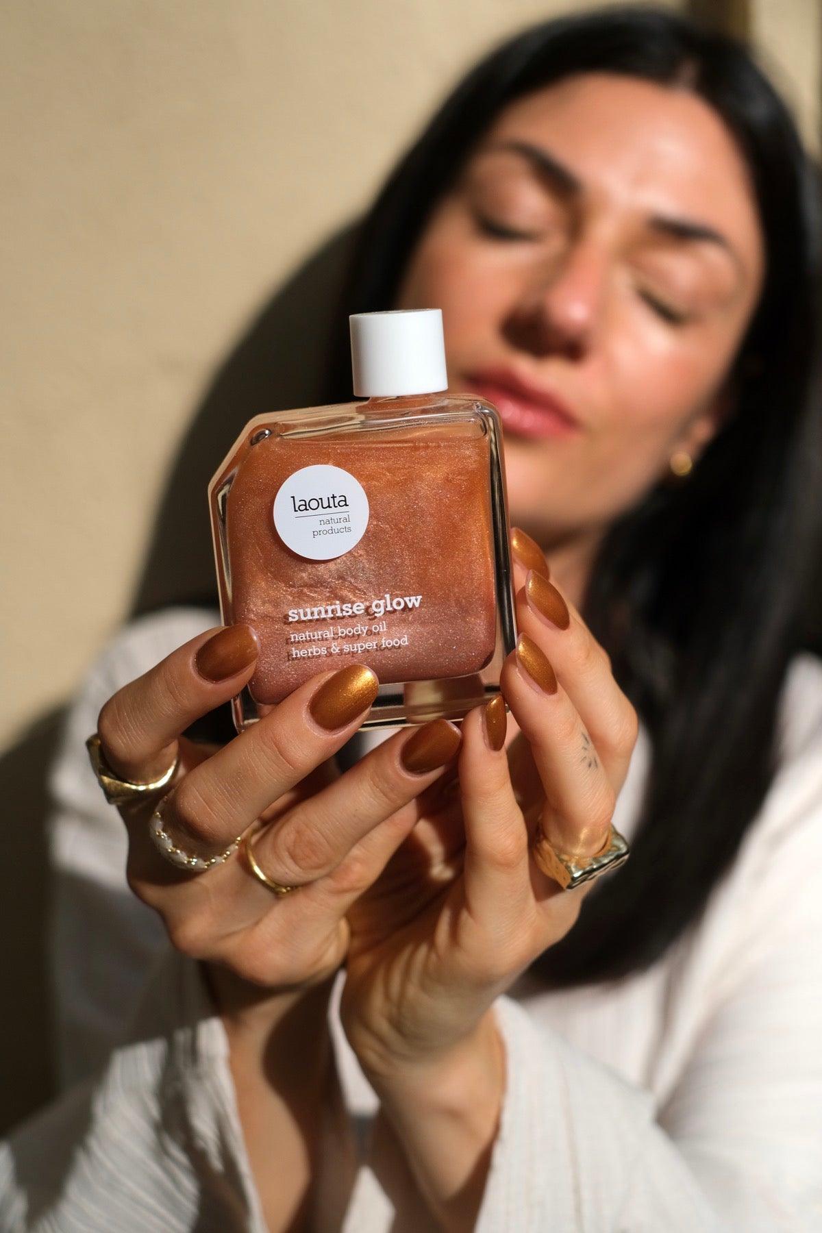 Olio luminoso Sunrise Glow oro rosa