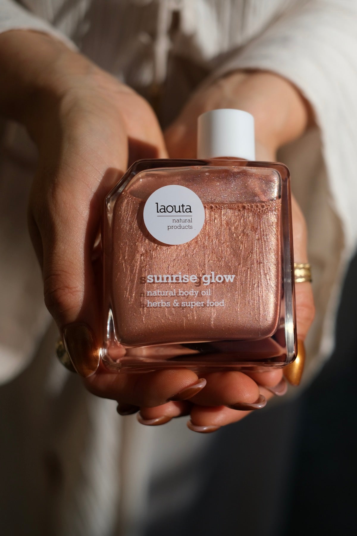 Olio luminoso Sunrise Glow oro rosa