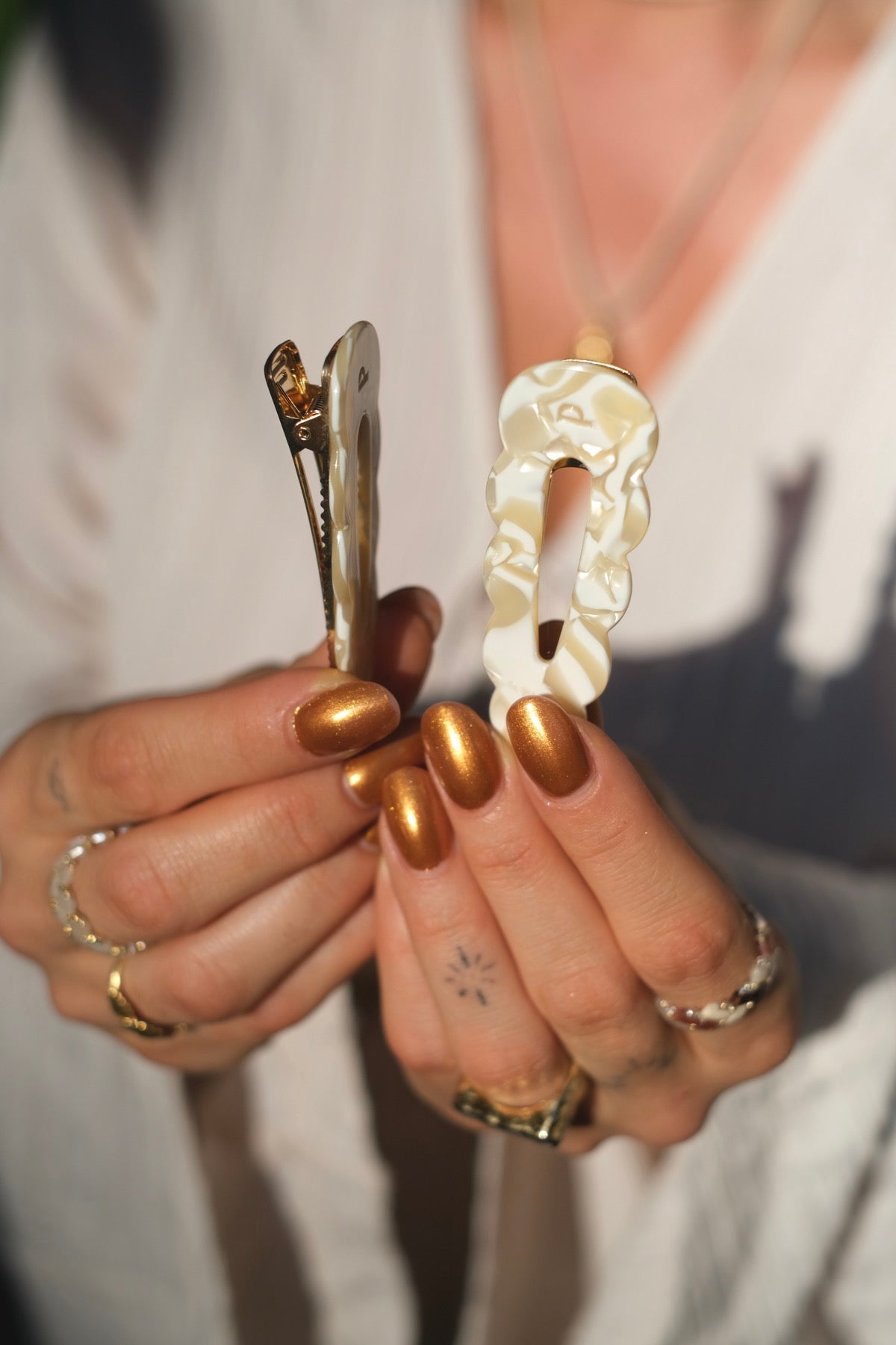 Mollette Signature Peignée Popcorn