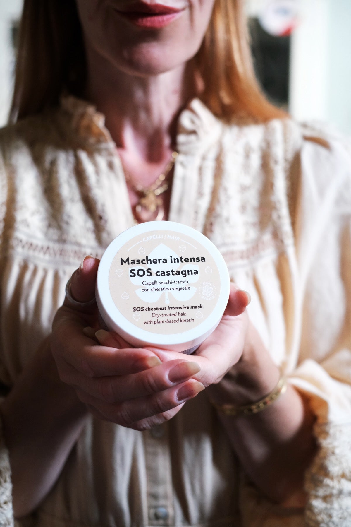 Maschera intensa SOS castagna