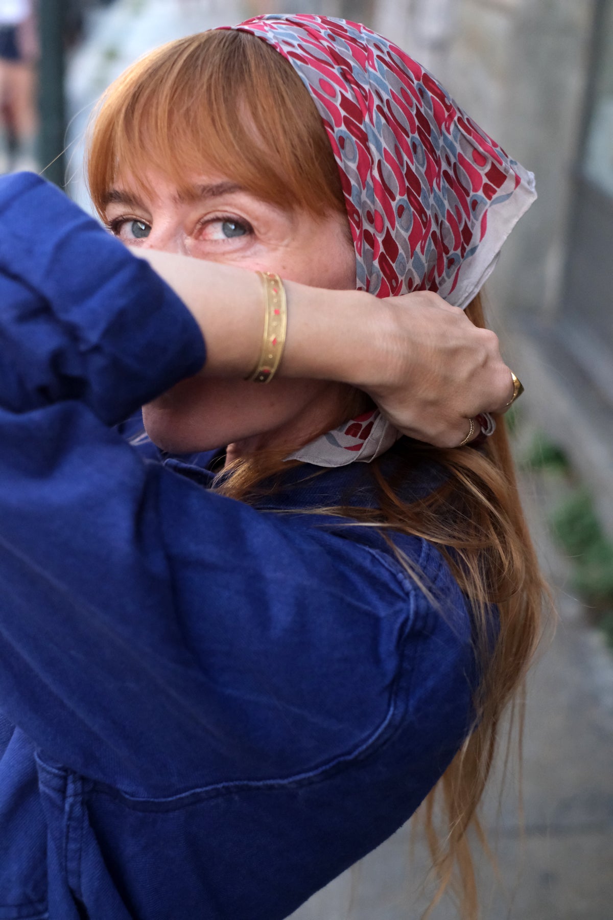 Foulard Mini Percussione bordeaux