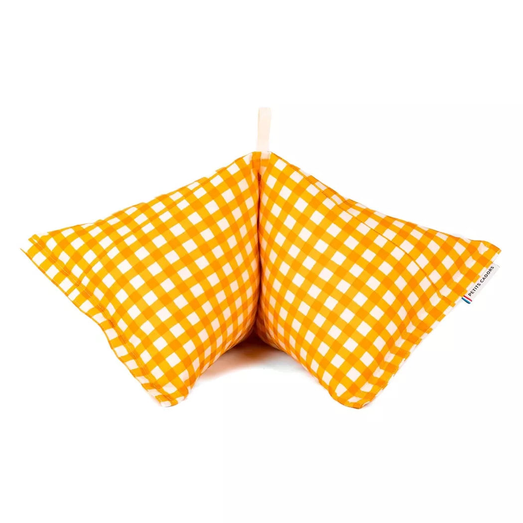 SALVADOR CUSCINO da lettura Vichy Aranciata