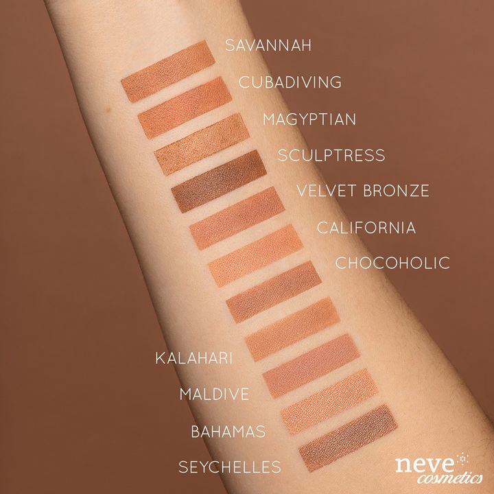 Ombretti Blush e terre in cialda GLI ARCOBALENI Neve cosmetics