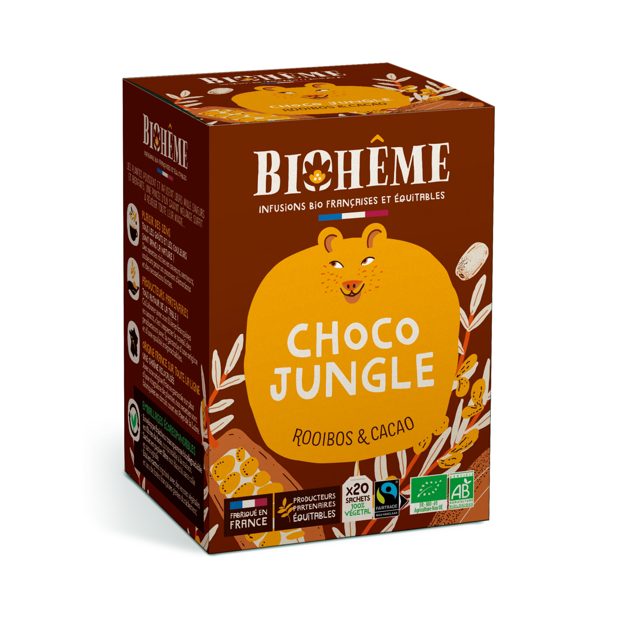 Tisana bustine Infusion Choco Jungle bio