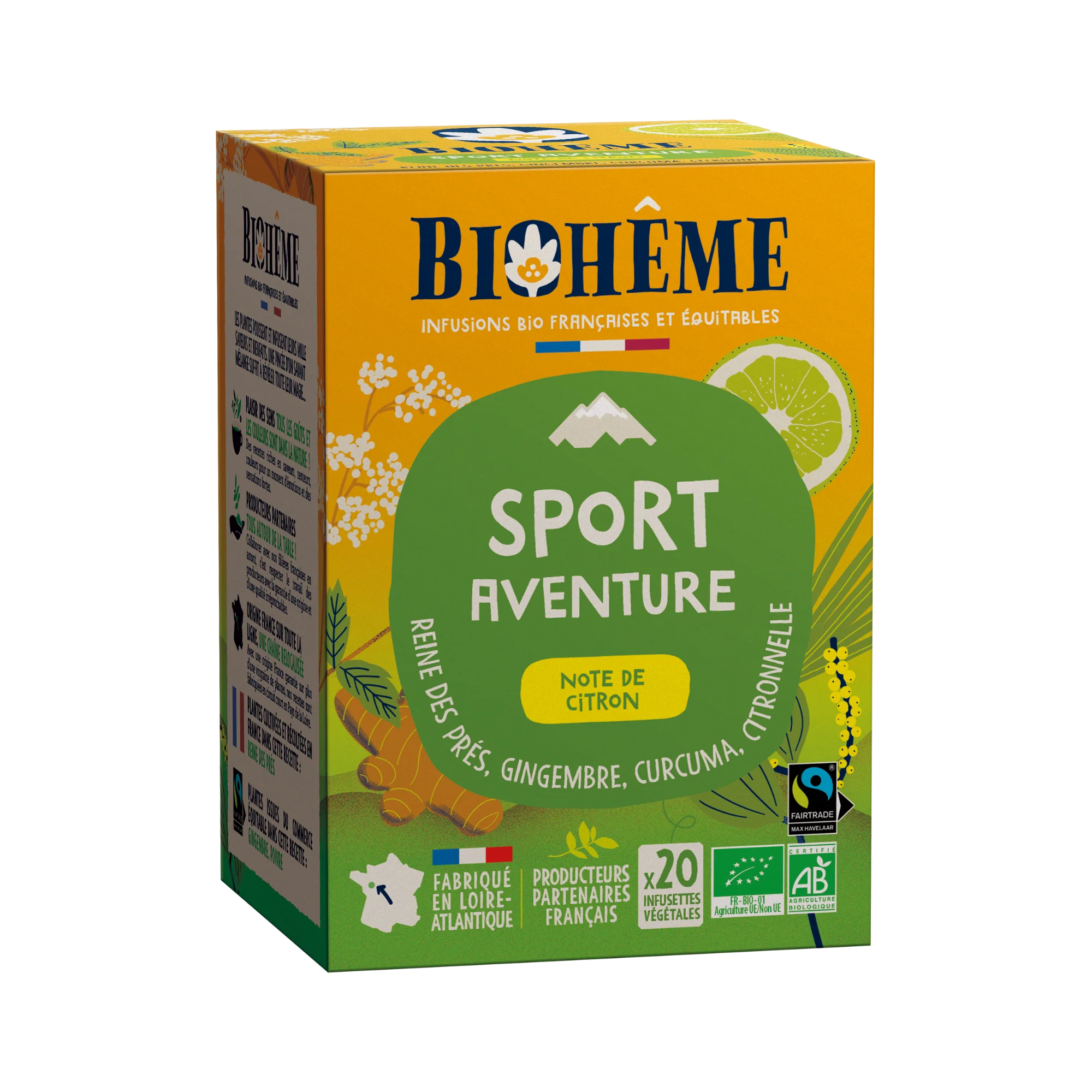 Tisana bustine Infusion Sport Aventure bio
