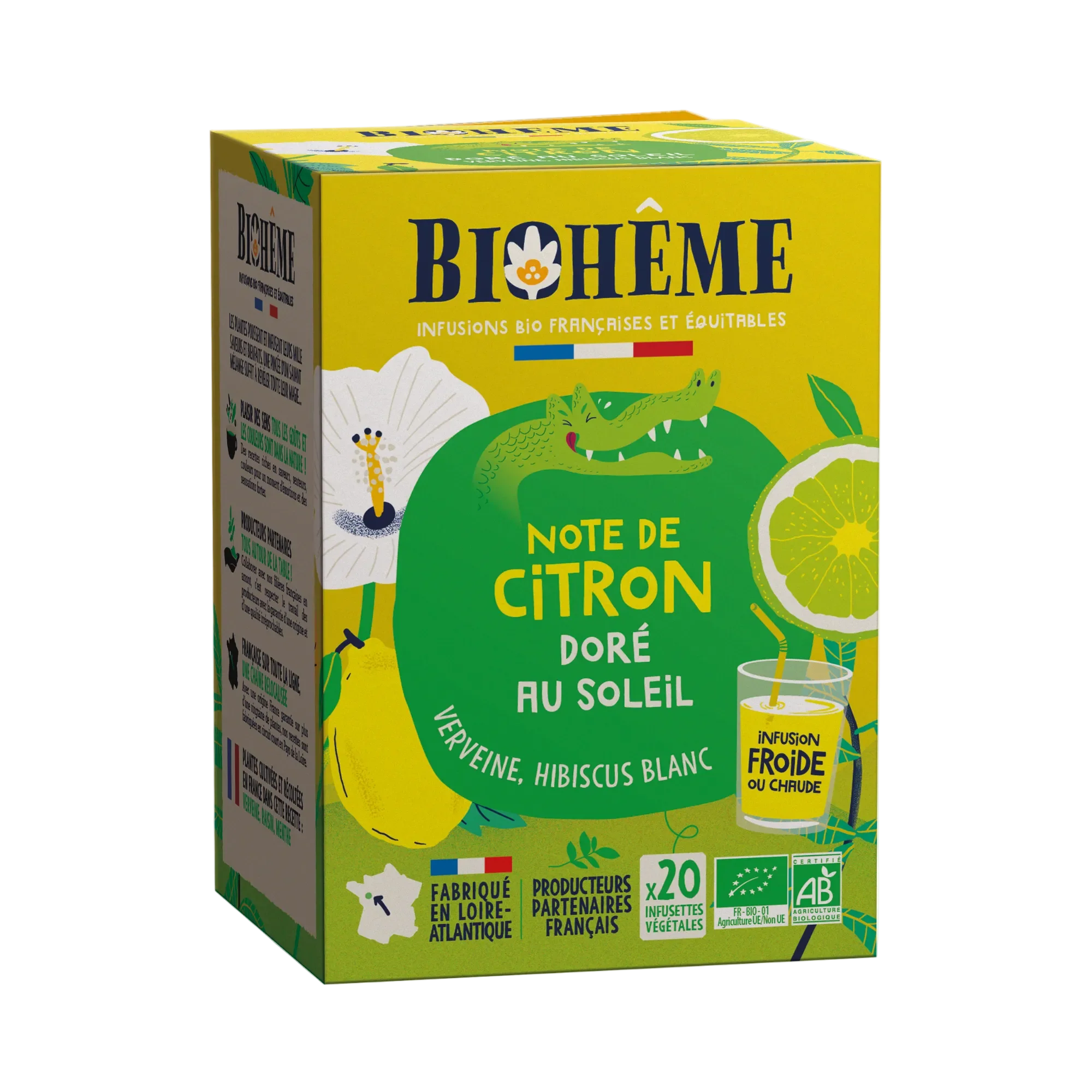 Tisana bustine Citron doré au soleil bio