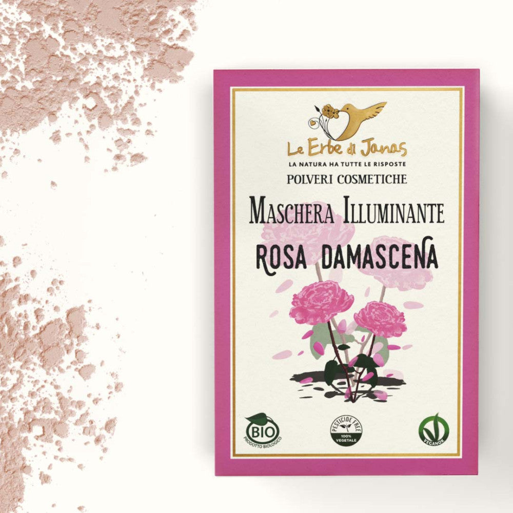 Maschera Illuminante Rosa Damascena BIO