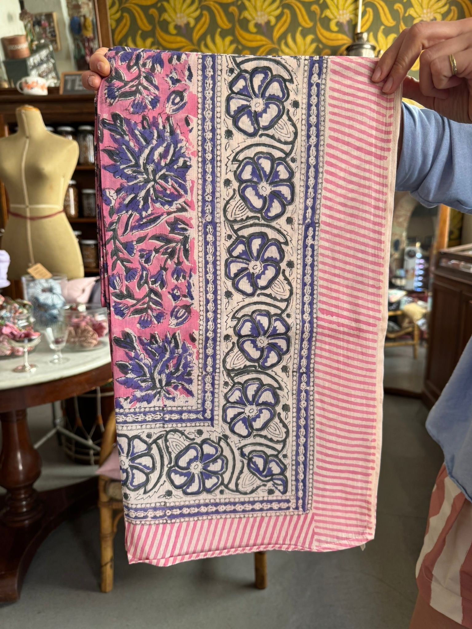 Pareo viola e rosa