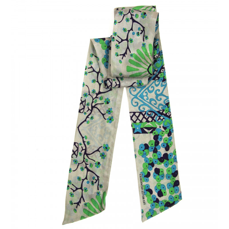 Twilly fascia, cintura Masami verde blu