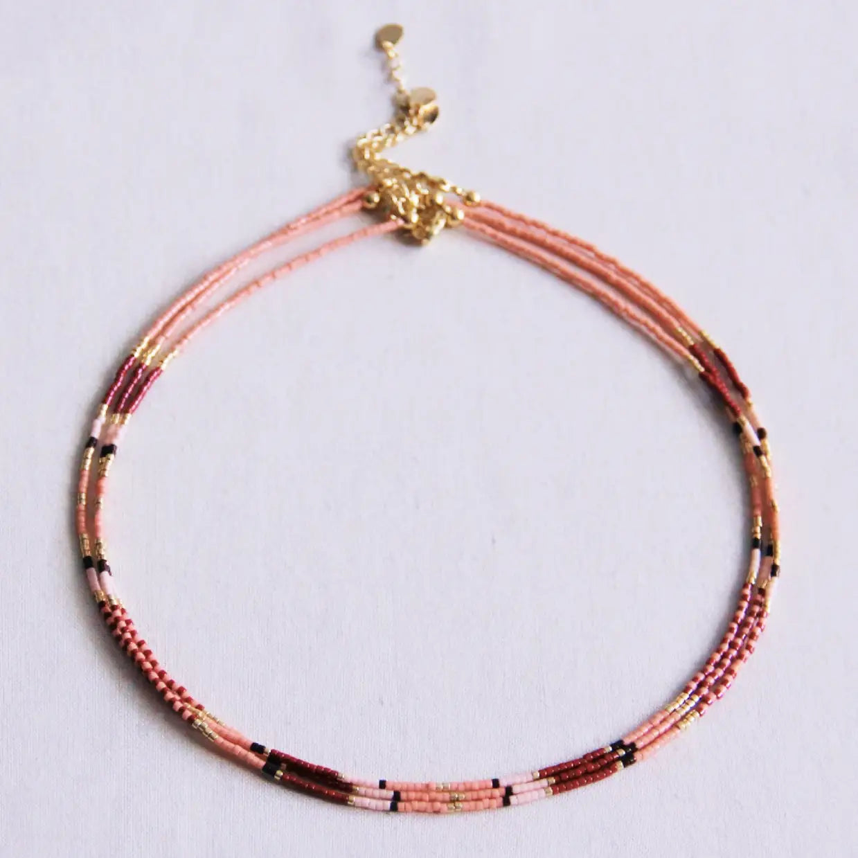 Collana Ibiza Nude Bordeaux