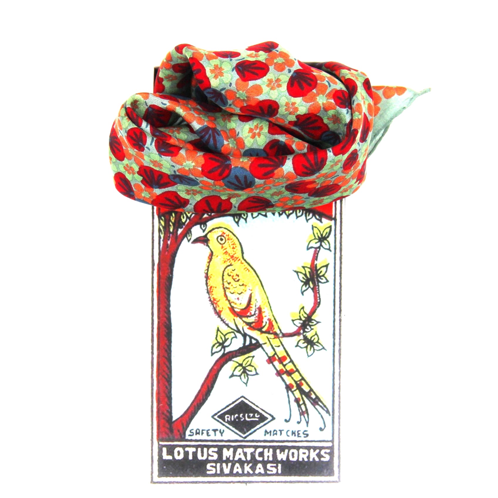 Foulard Mini Capucine verde menta