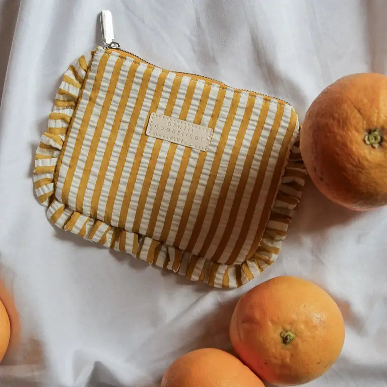 Pochette con balzette Gialla