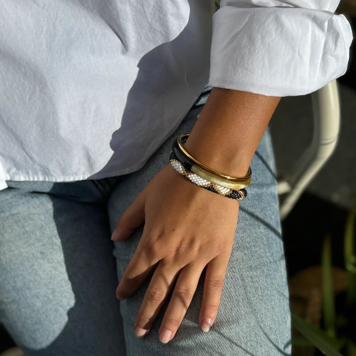 Bangle Double Nero M