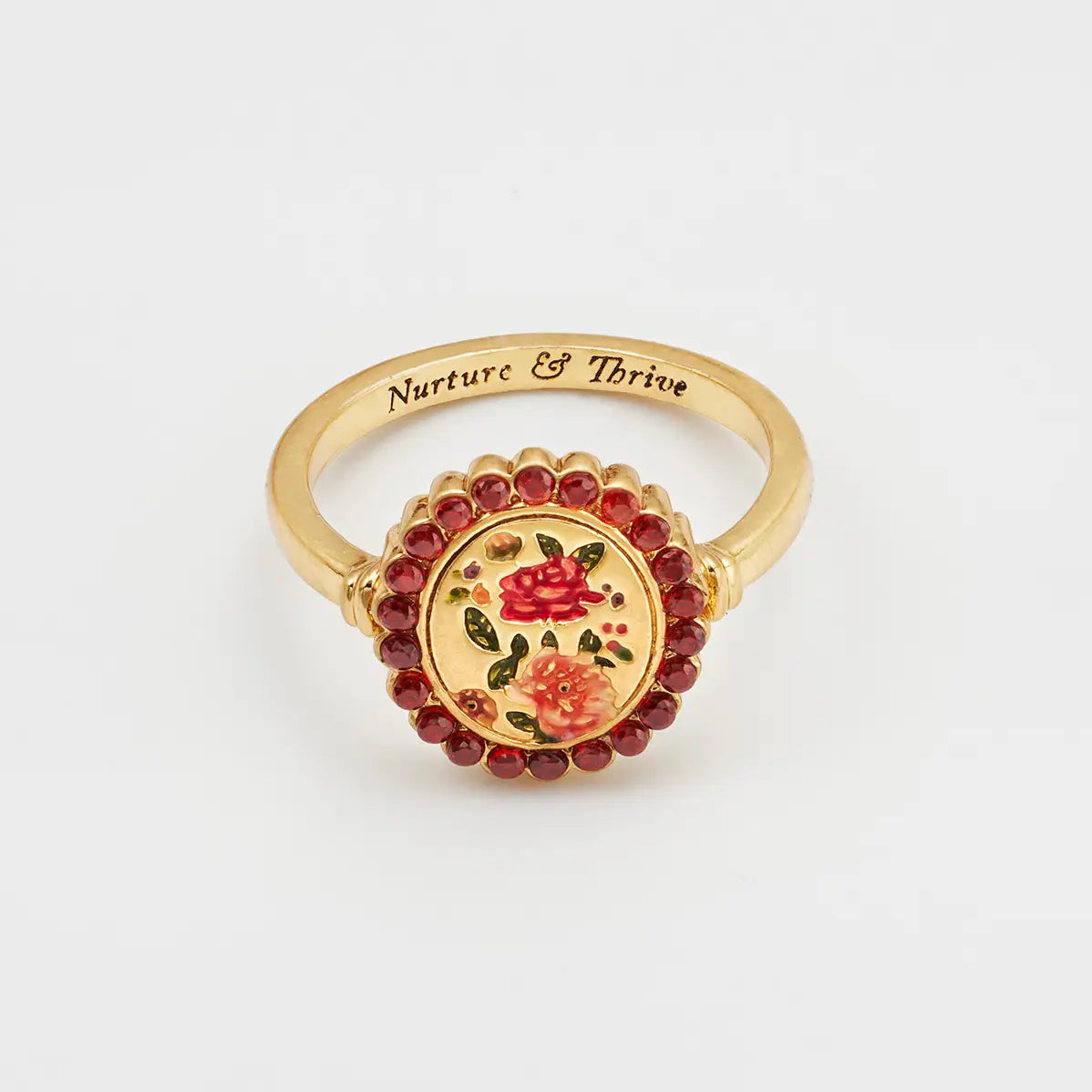Anello cameo floreale Eve