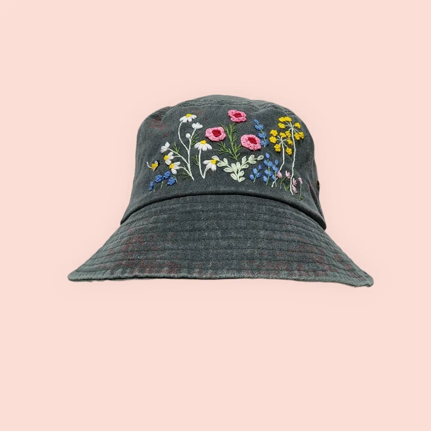 Bucket hat a fiori