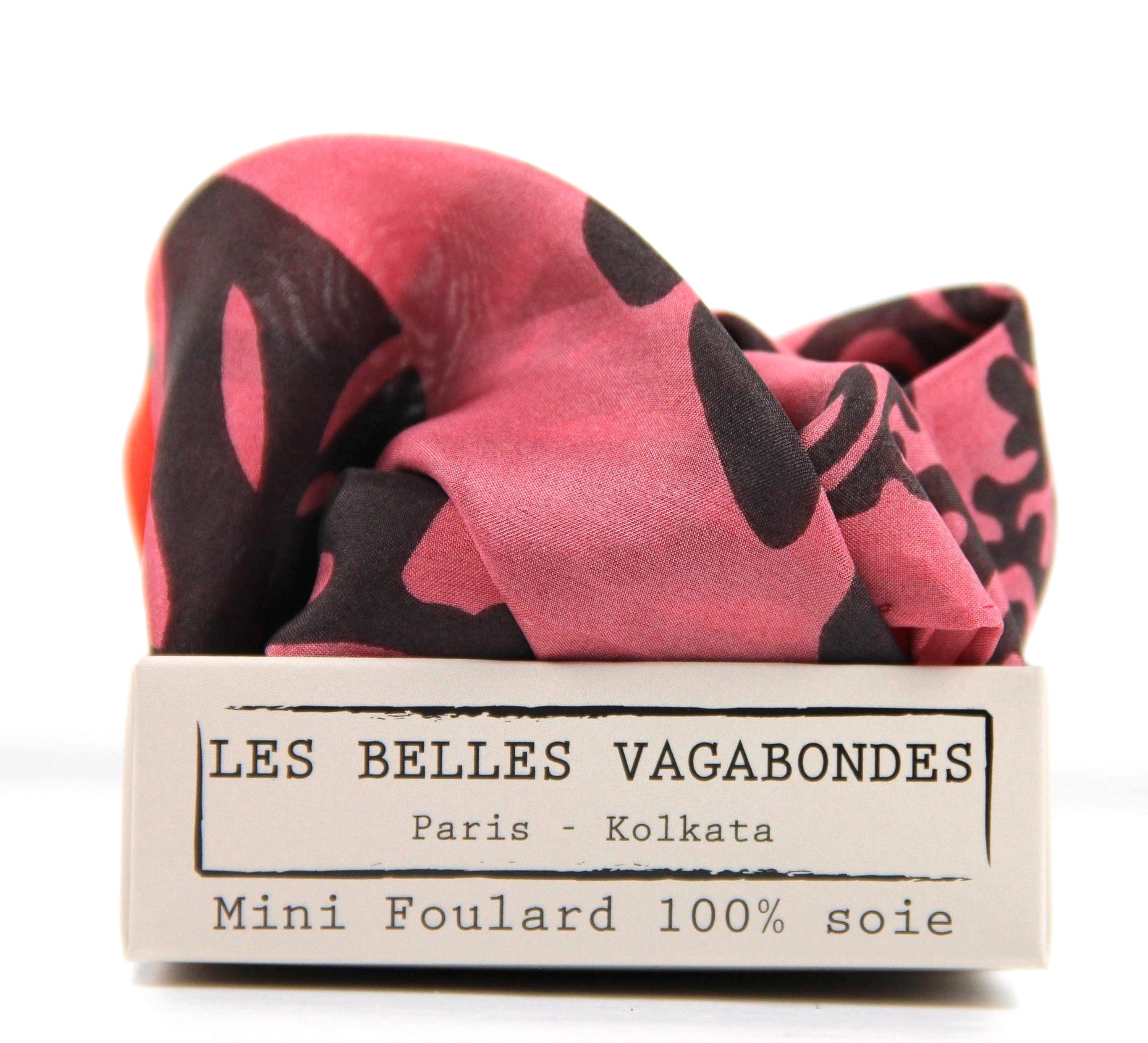 Foulard Mini Arum Marrone rosa