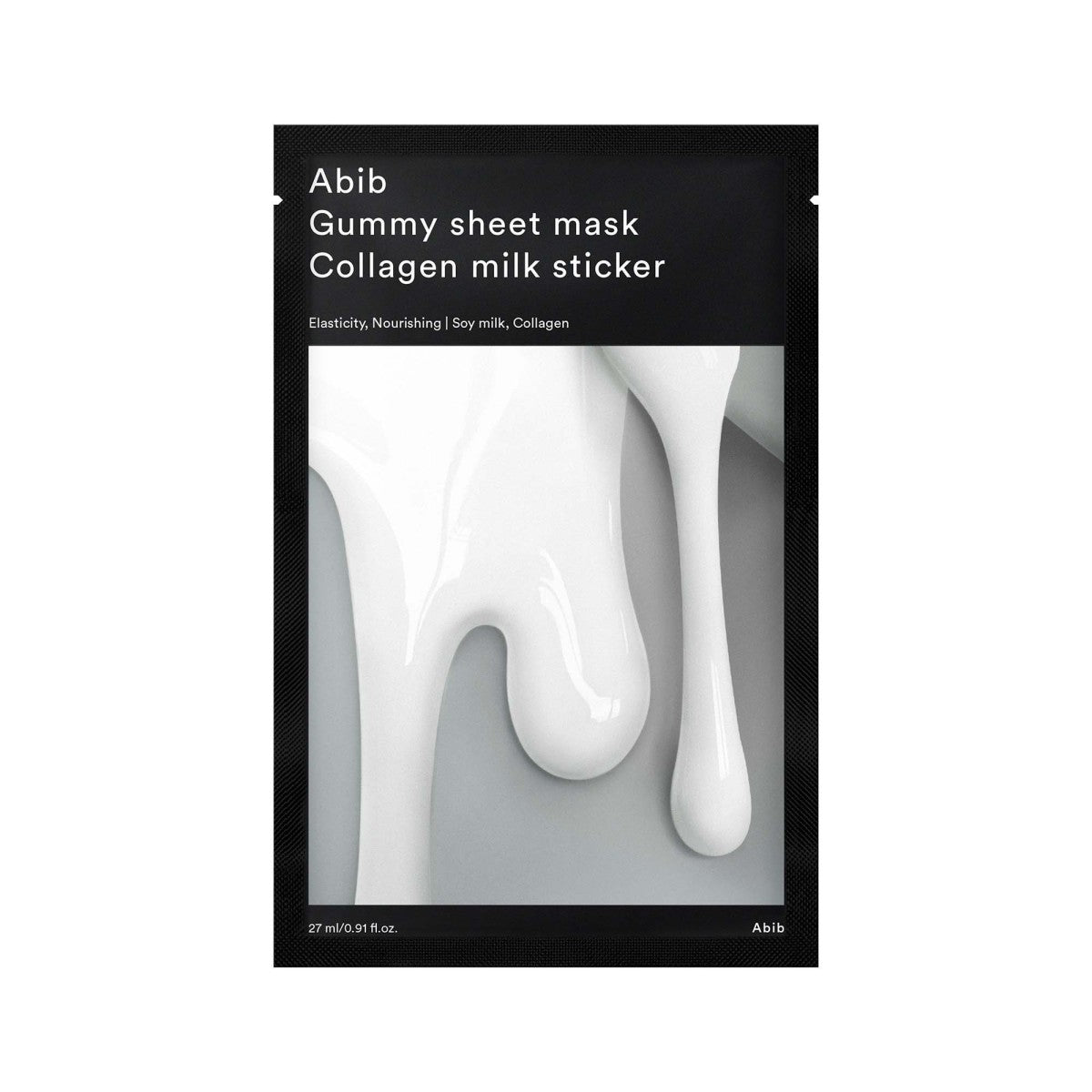 Gummy Sheet Mask Collagen Milk Sticker