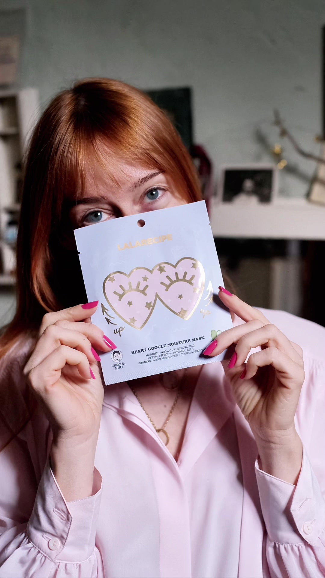 LaLa Recipe Heart Goggle Moisture Eye Mask